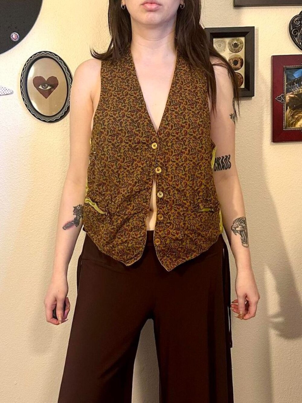 Handmade Reversible Retro Vest